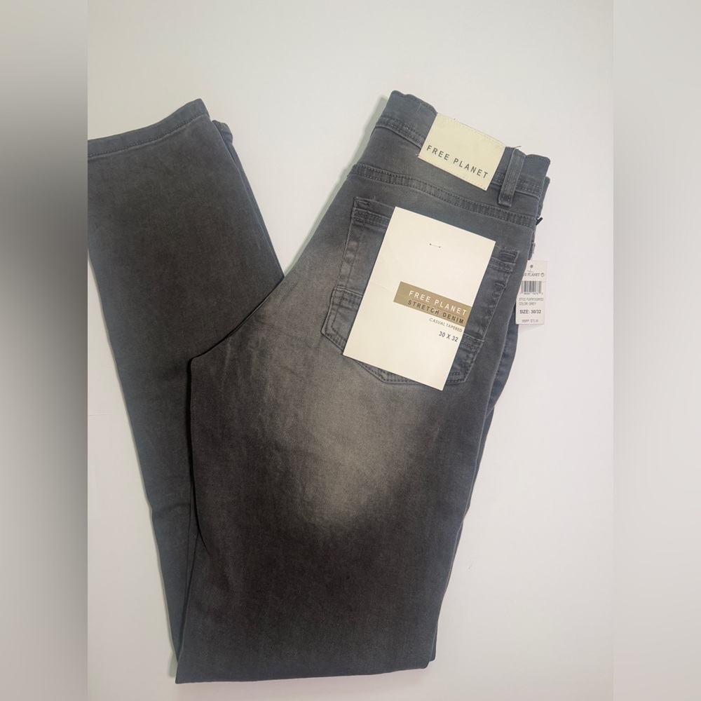 Free Planet Charcoal Denim Pants